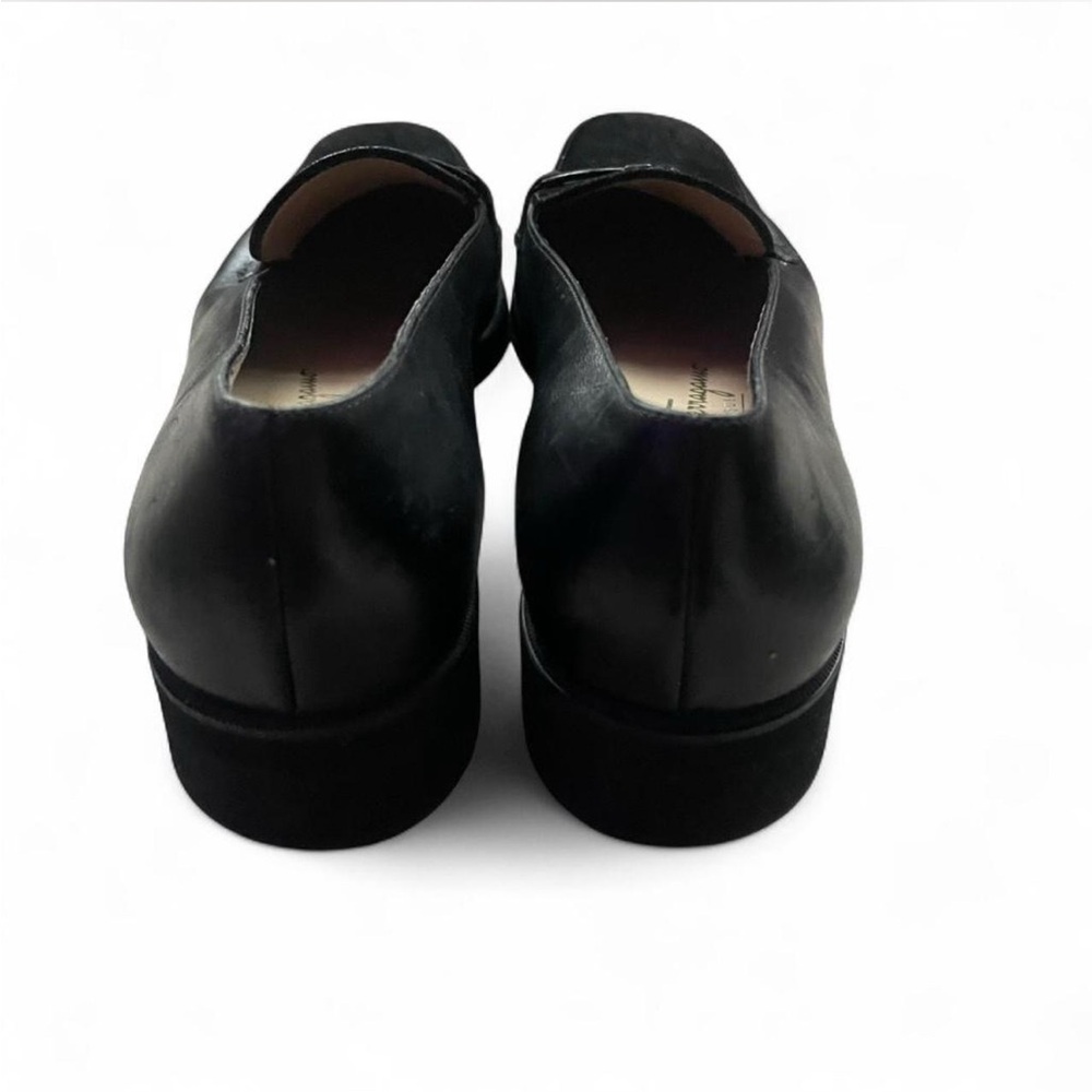 Salvatore Ferragamo Women’s Black Leather Loafers Size 7.5B - Picture 7 of 7